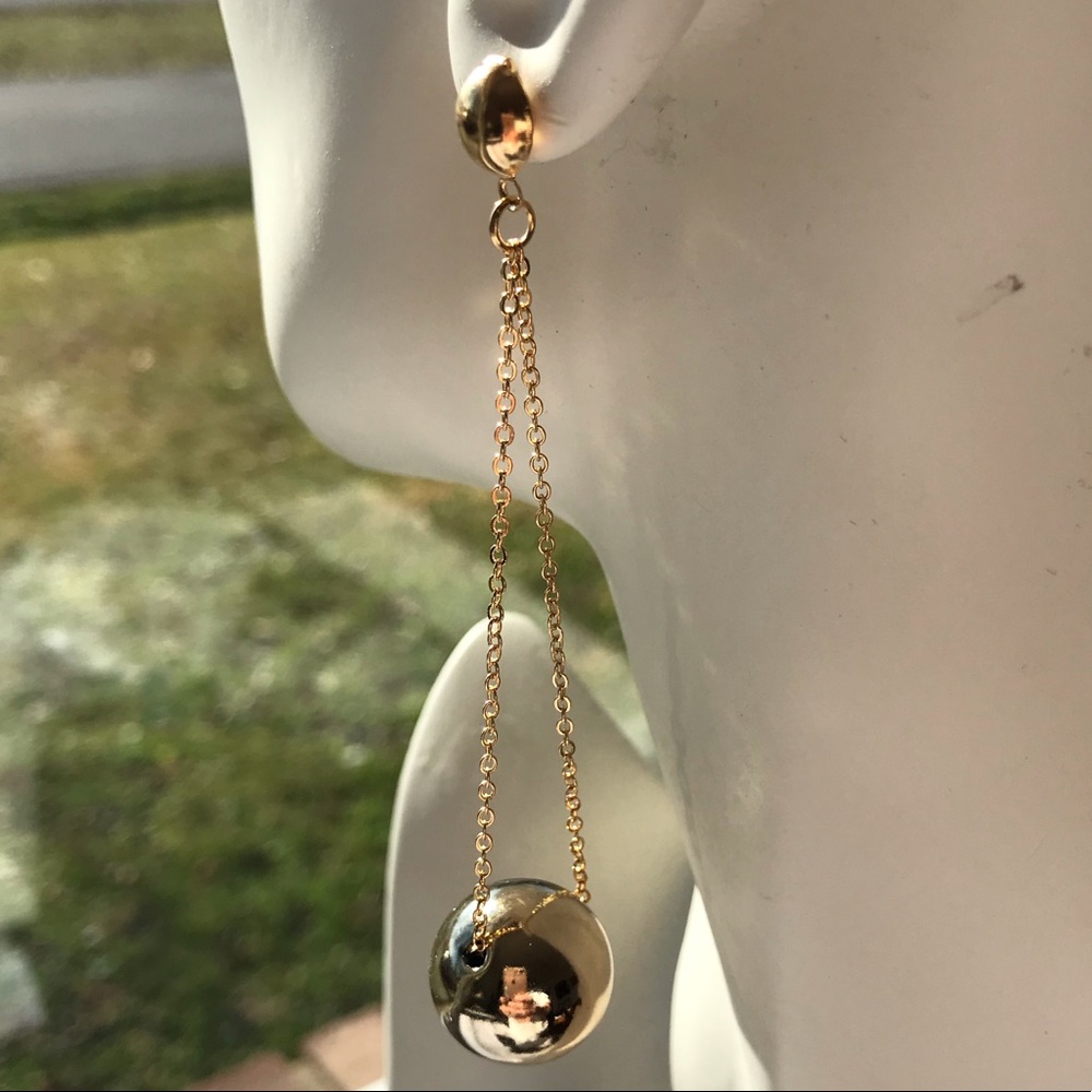 Gold Tone Fashion Earrings